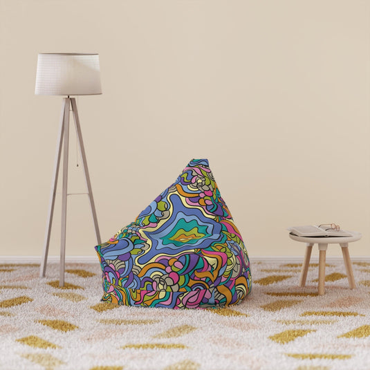 Pouf Poire Multicolore 27" × 30" × 25" / Without insert