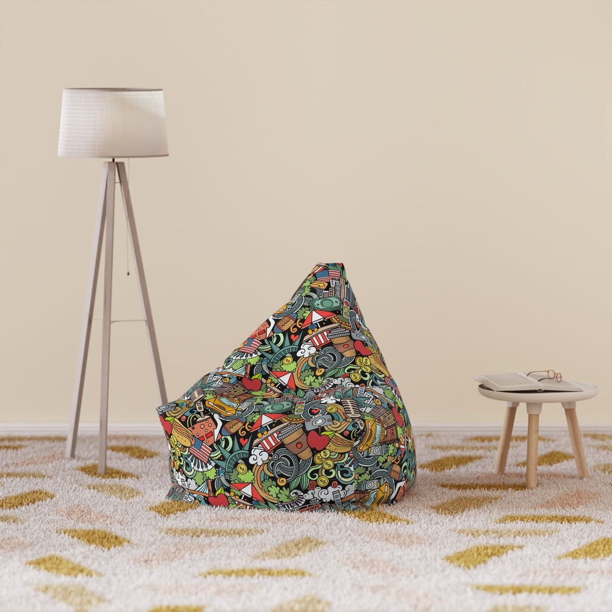 Pouf Poire New York 27" × 30" × 25" / Without insert