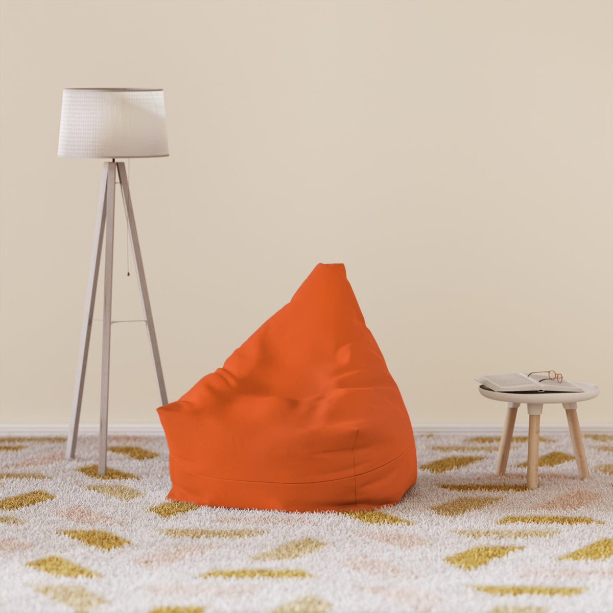 Pouf Poire Orange 27" × 30" × 25" / Without insert