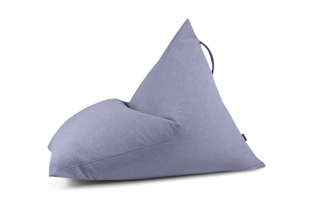 Pouf Poire Salon Bleu Ardoise Beaumont Concept