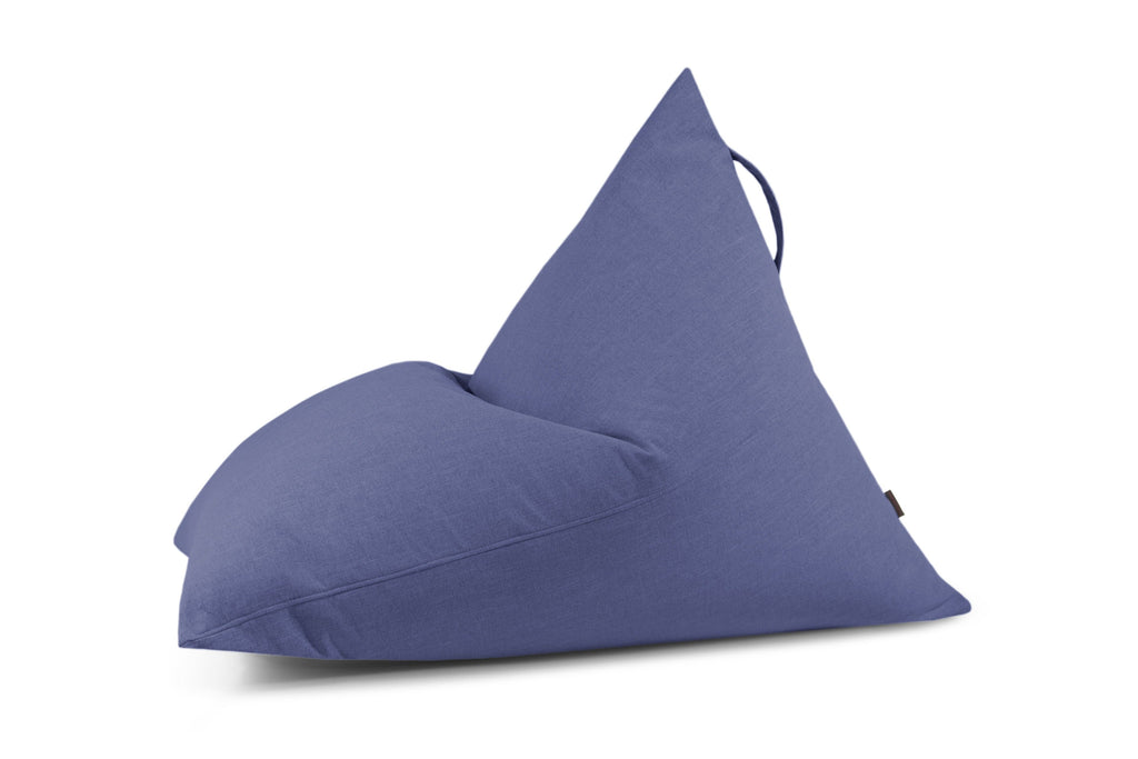Pouf Poire Salon Bleu Marine Beaumont Concept
