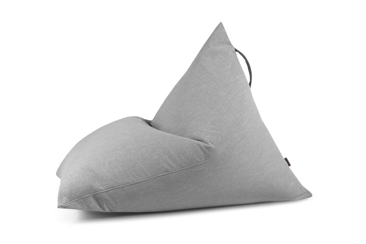 Pouf Poire Salon Gris Perle Beaumont Concept