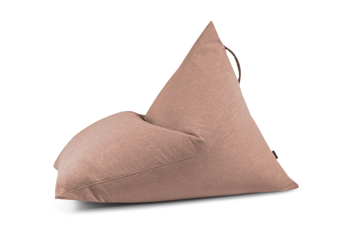 Pouf Poire Salon Marron Terracotta Beaumont Concept