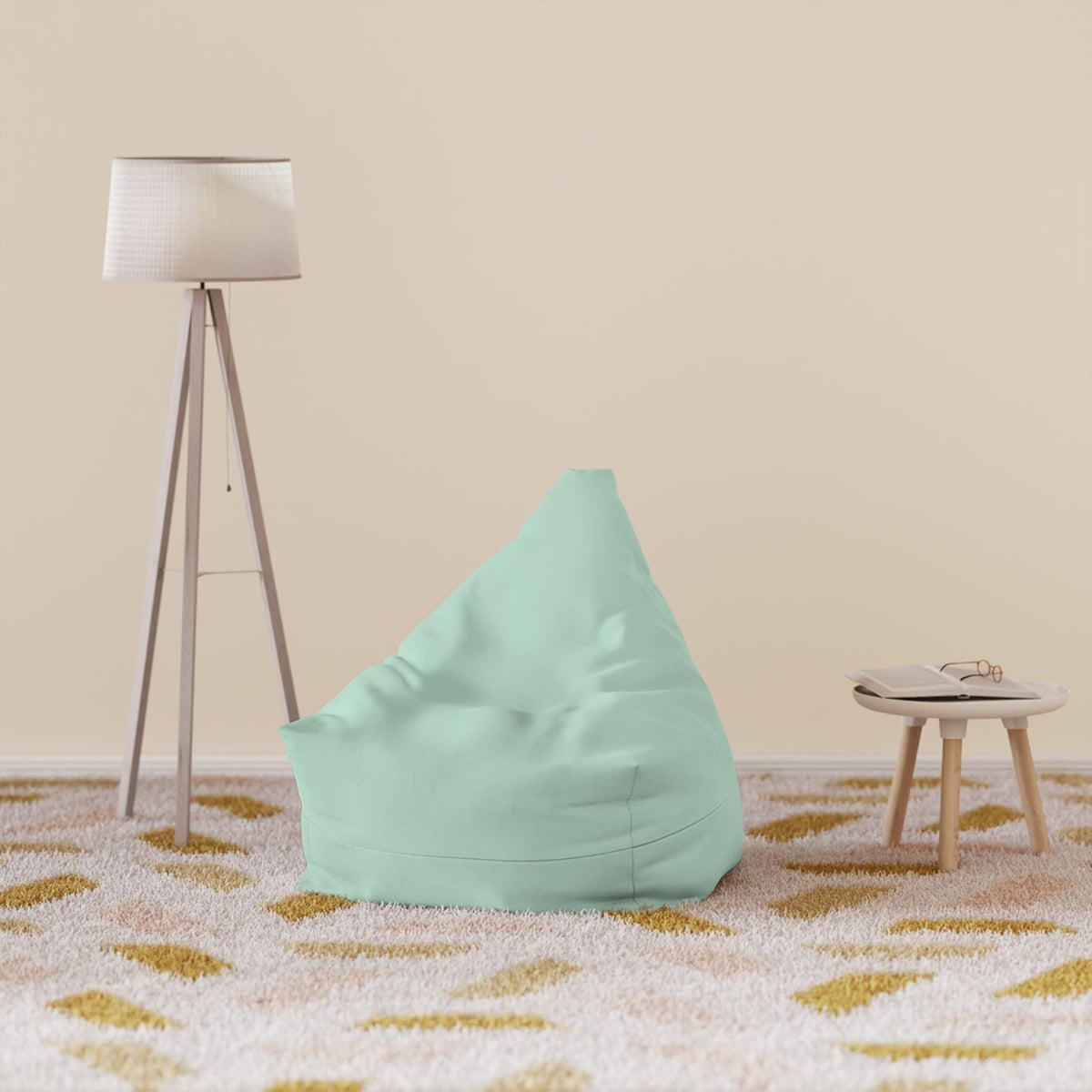 Pouf Poire Vert D'eau 27" × 30" × 25" / Without insert