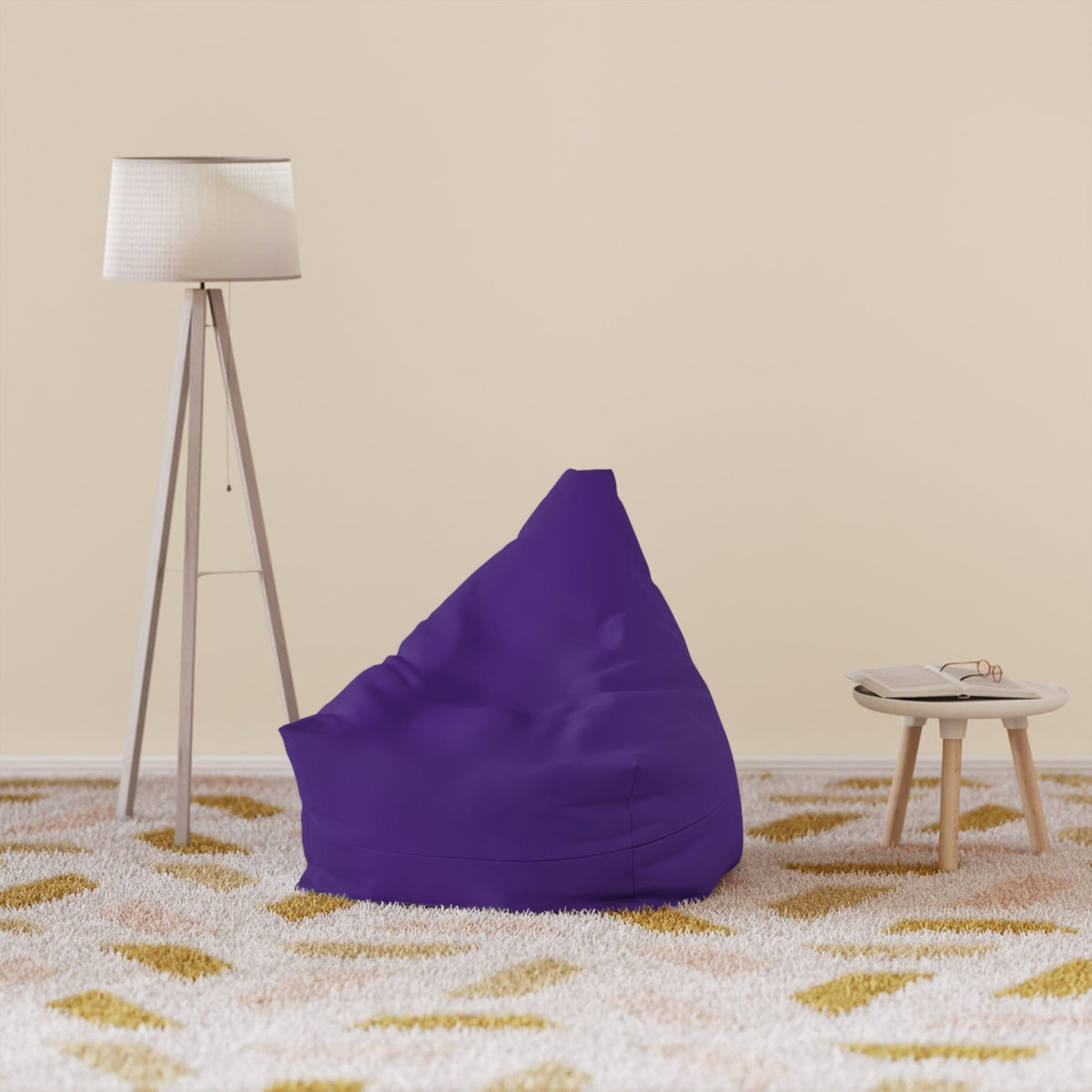 Pouf Poire Violet 27" × 30" × 25" / Without insert