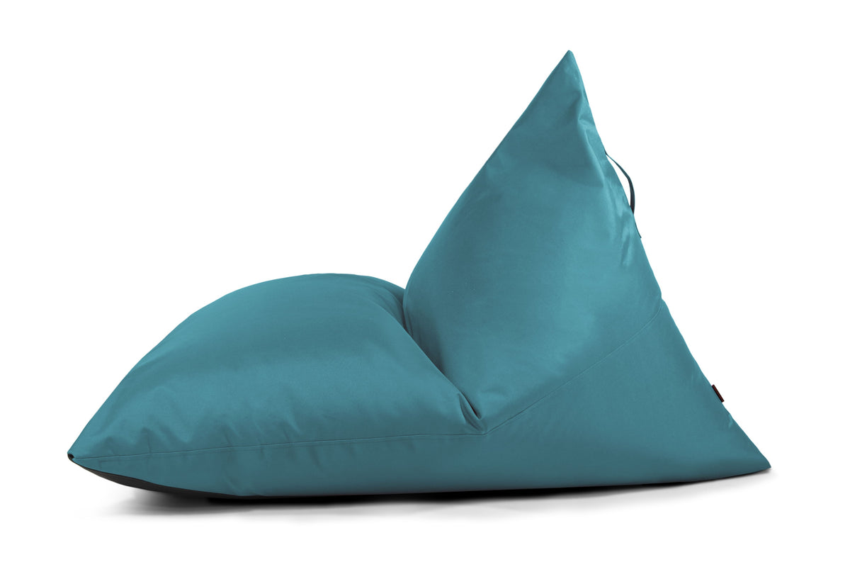Pouf Poire XXL Chambre Bleu Canard Beaumont Concept