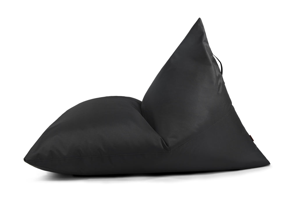 Pouf Poire XXL Chambre Noir Profond Beaumont Concept