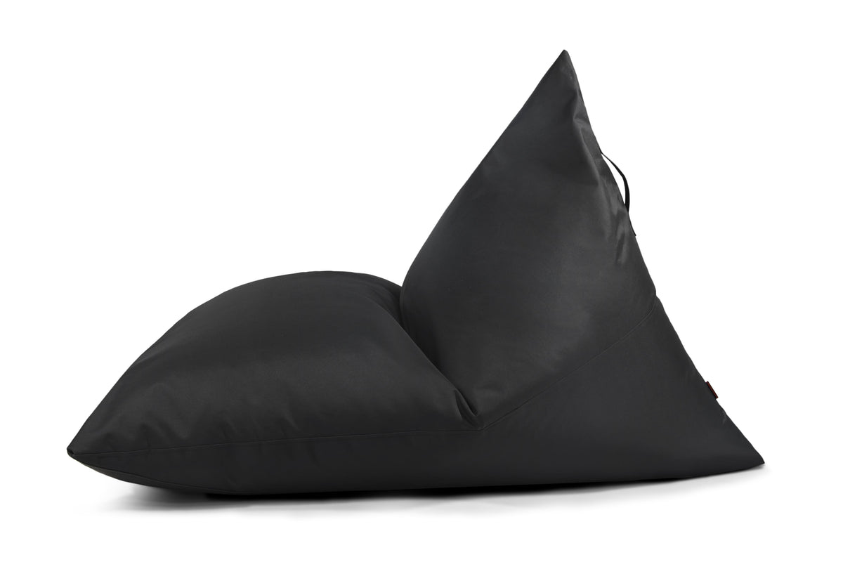 Pouf Poire XXL Chambre Noir Profond Beaumont Concept