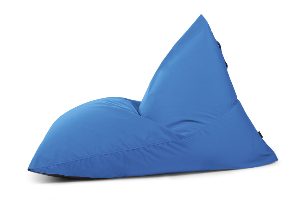 Pouf Poire XXL Exterieur Bleu de France Beaumont Concept