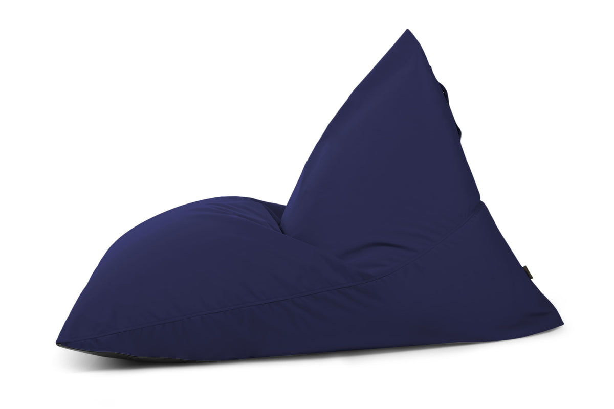 Pouf Poire XXL Exterieur Bleu Marine Beaumont Concept
