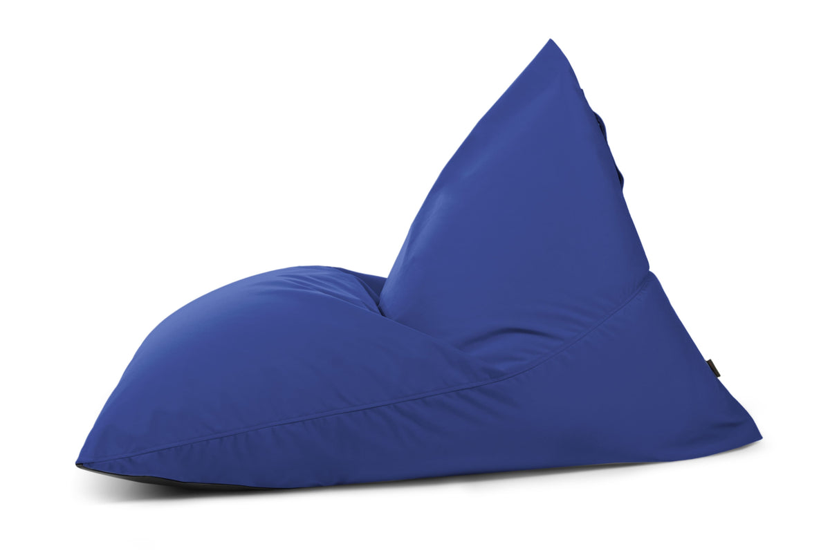 Pouf Poire XXL Exterieur Bleu Roi Beaumont Concept