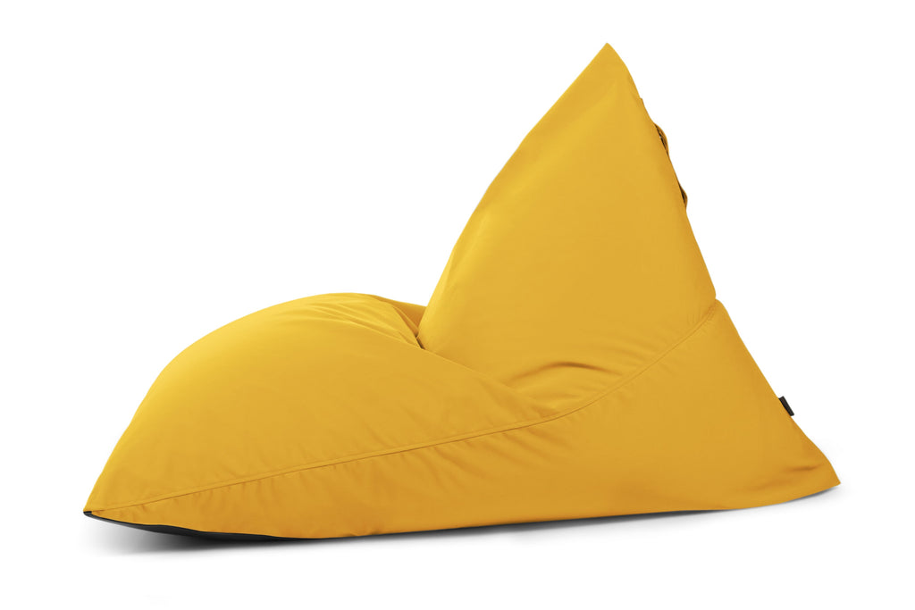 Pouf Poire XXL Exterieur Jaune Ocre Beaumont Concept