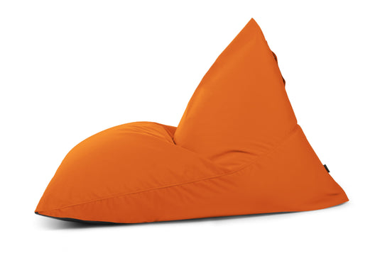 Pouf Poire XXL Exterieur Orange Mandarine Beaumont Concept