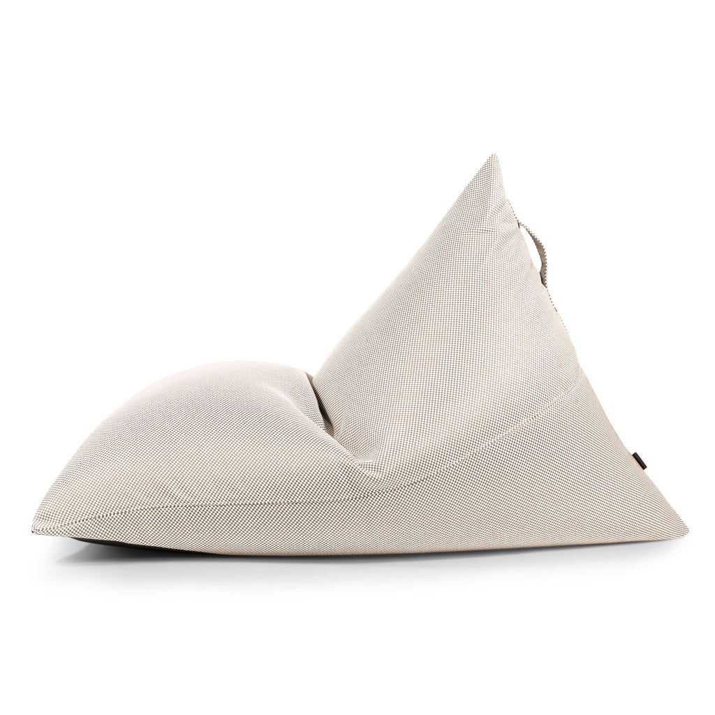 Pouf Poire XXL Piscine Beige Crème Beaumont Concept