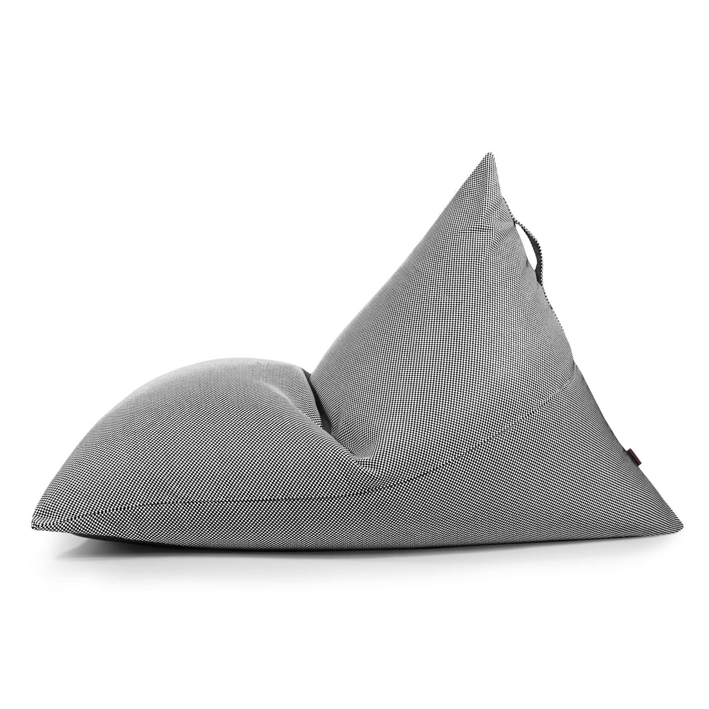 Pouf Poire XXL Piscine Noir et Blanc Beaumont Concept