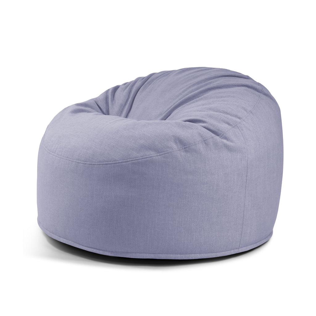 Pouf pour Salon Bleu Ardoise Beaumont Concept