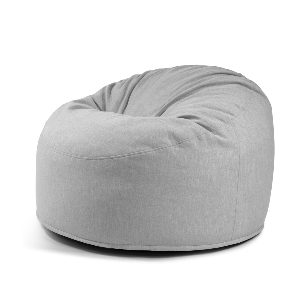 Pouf pour Salon Gris Perle Beaumont Concept