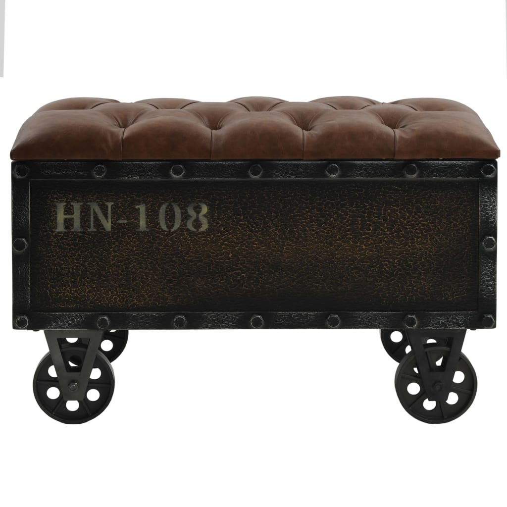 Pouf Rangement Vintage