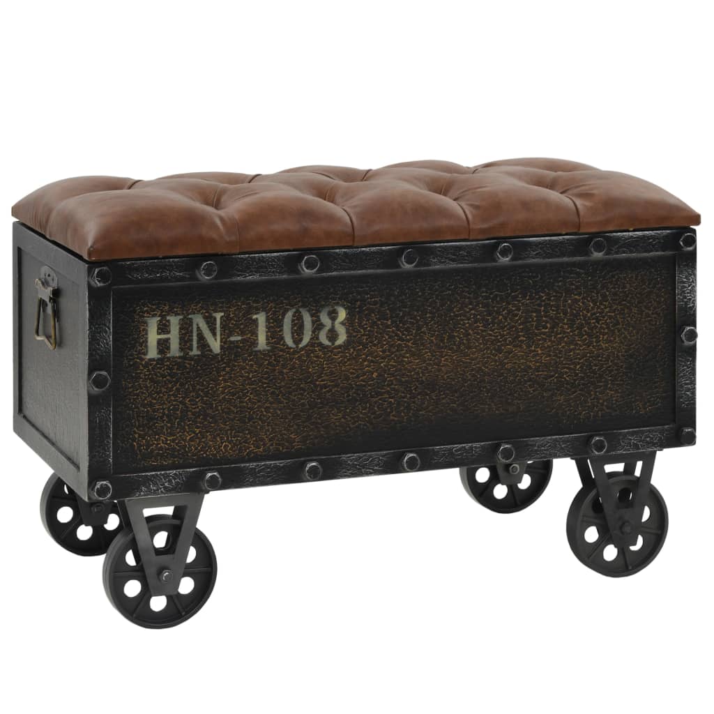 Pouf Rangement Vintage