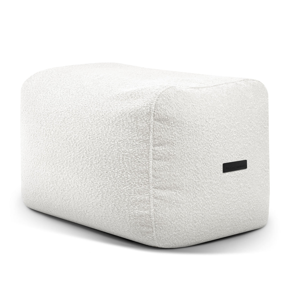 Pouf Repose Pied Mouton Beige Crème Pouf Français