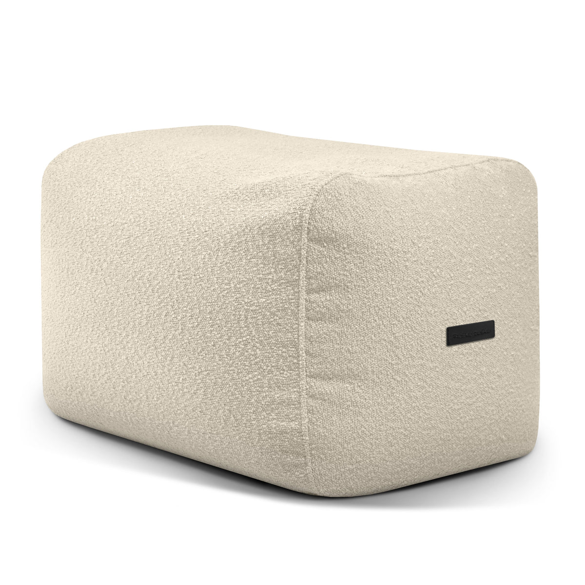 Pouf Repose Pied Mouton Beige Sable Pouf Français