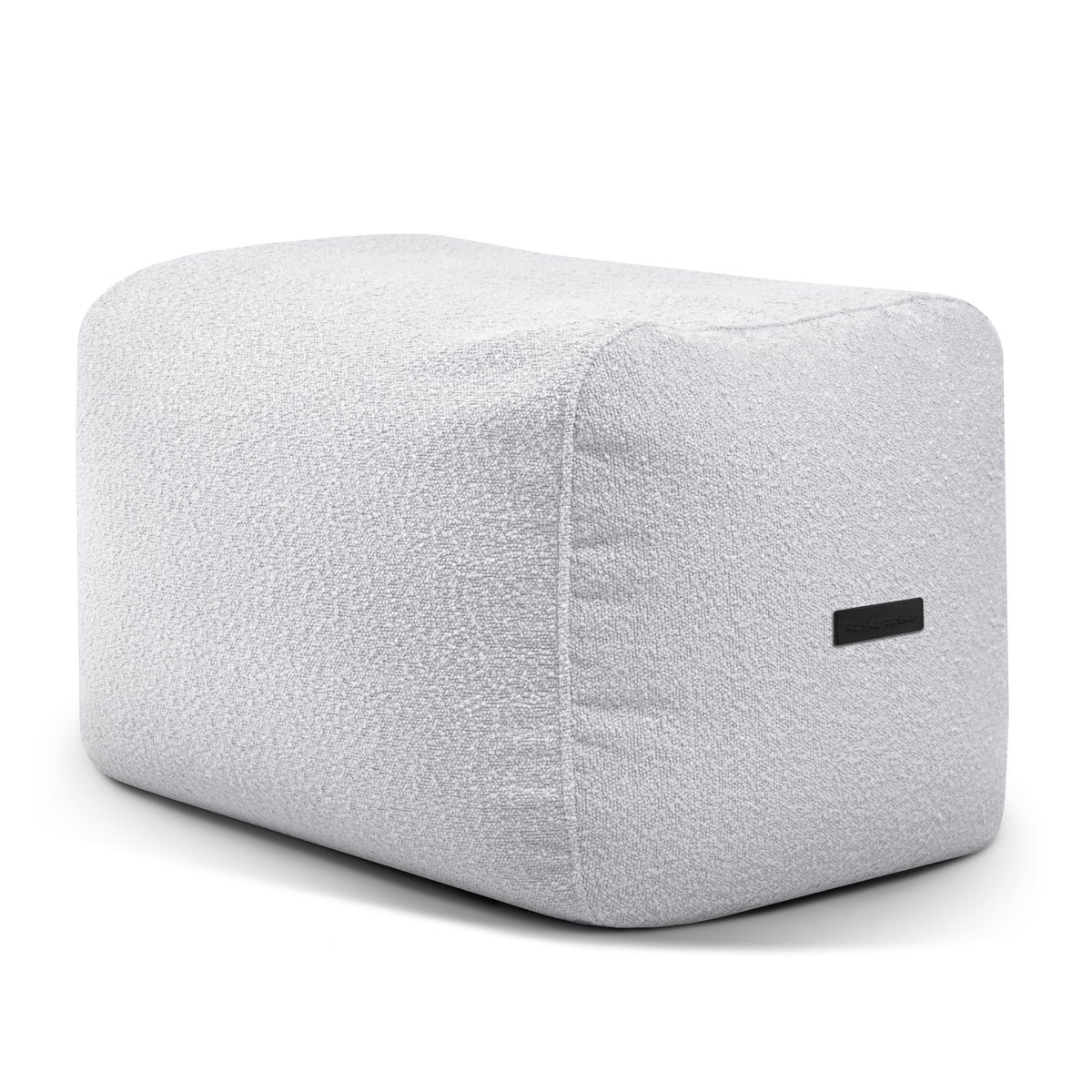 Pouf Repose Pied Mouton Gris Perle Pouf Français