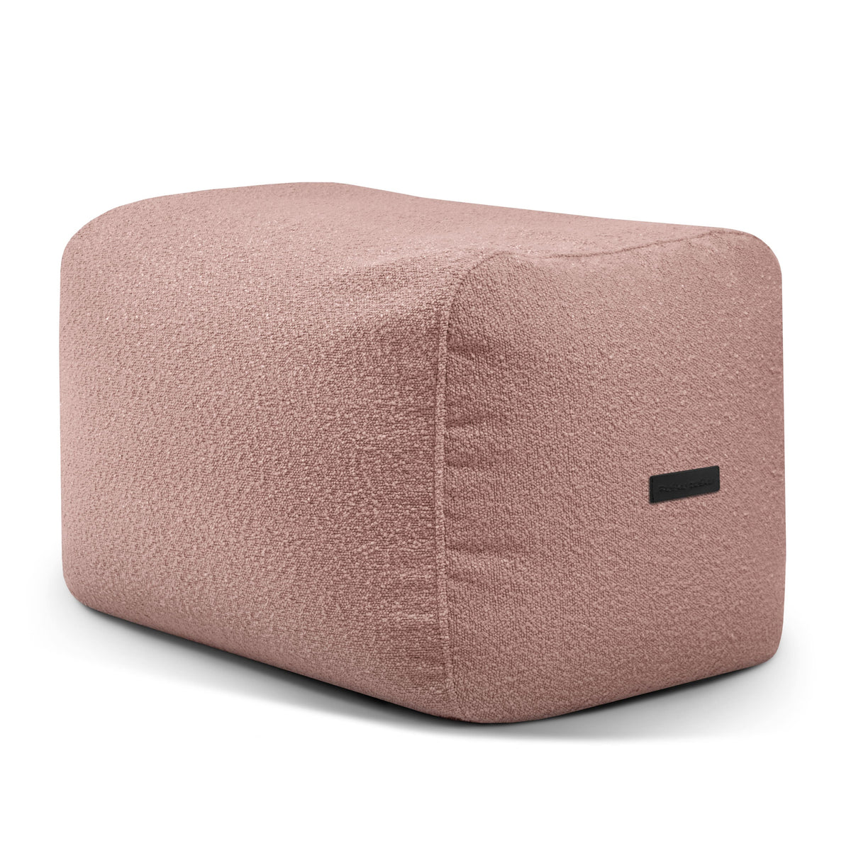 Pouf Repose Pied Mouton Rose Taupe Pouf Français