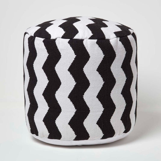 Pouf Rond Chevron