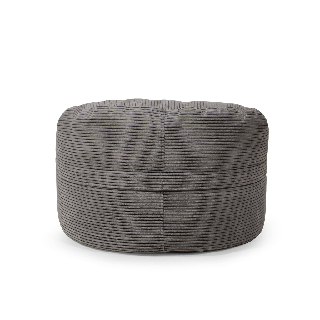 Pouf Rond en Velours Côtelé