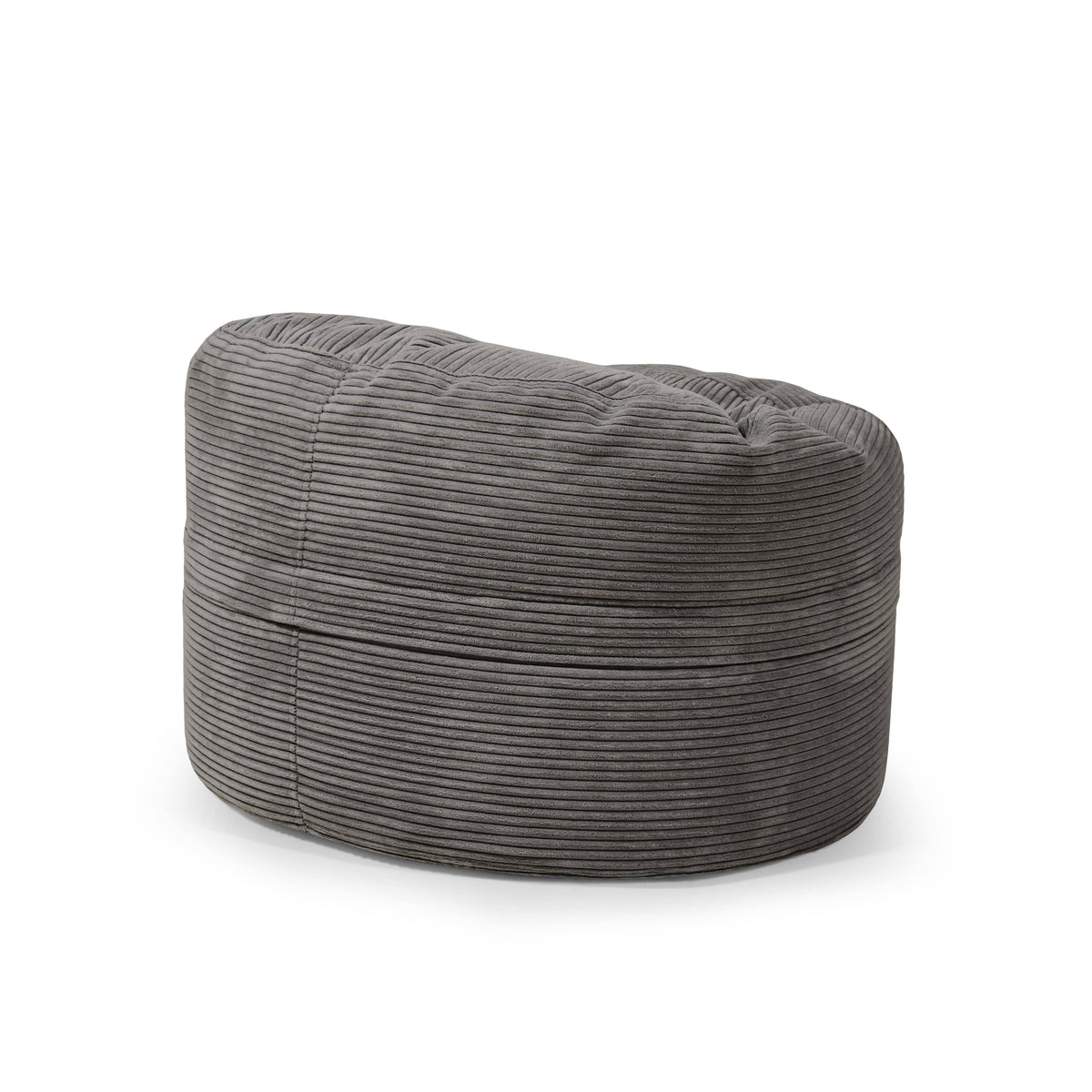 Pouf Rond en Velours Côtelé