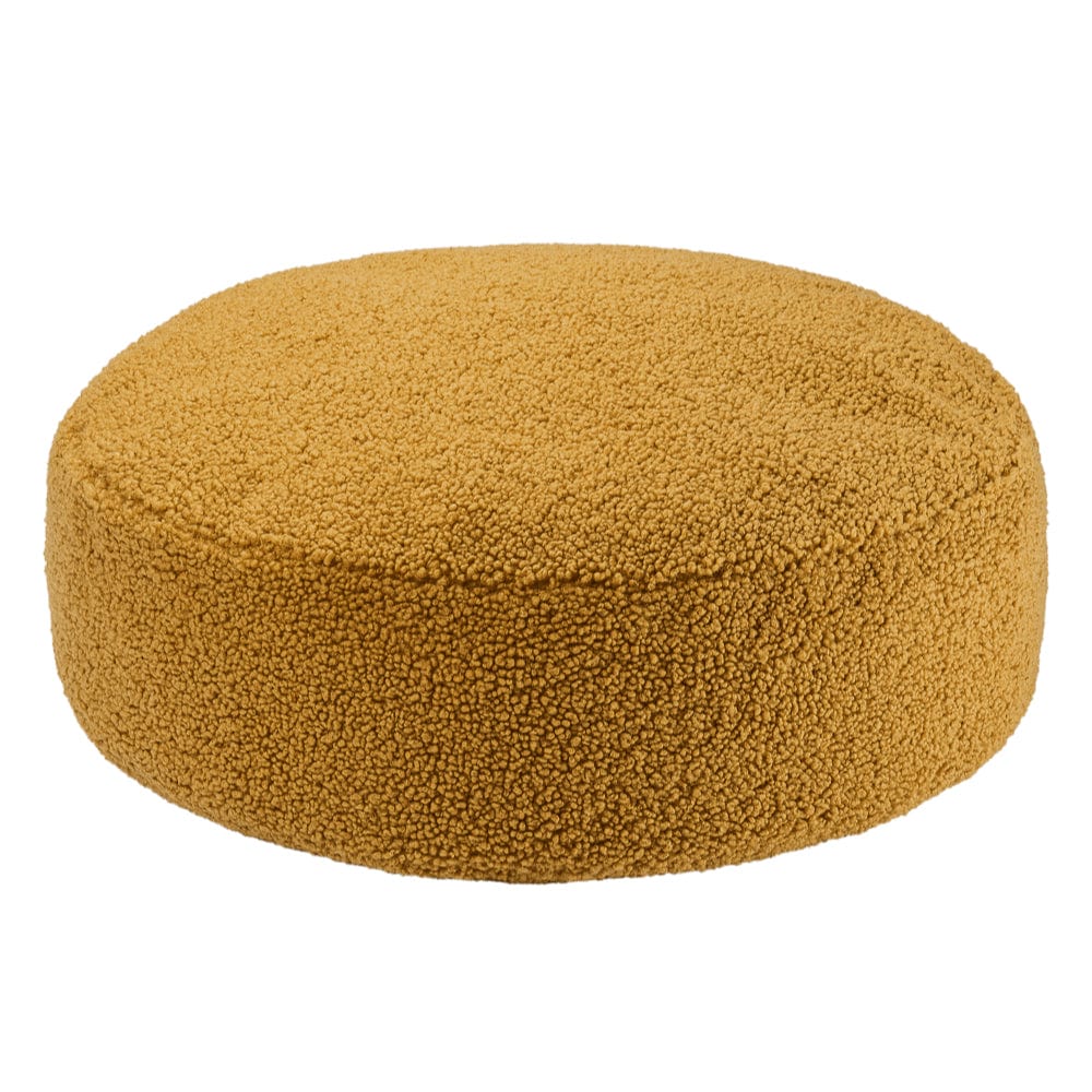 Pouf Rond Enfant - Moutarde