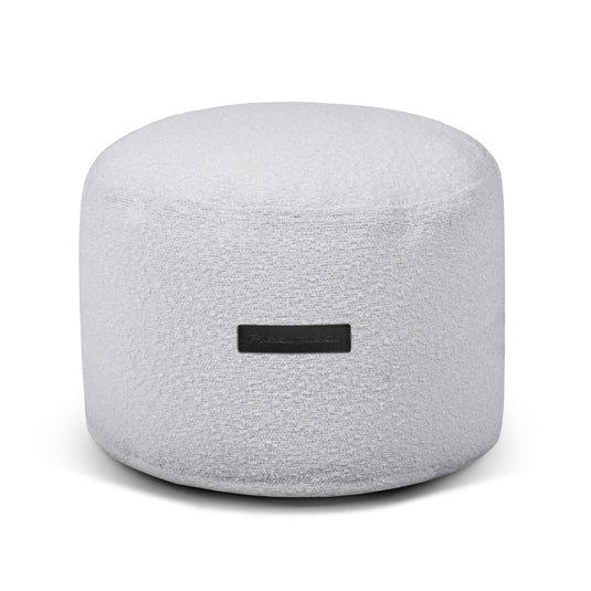 Pouf Rond mouton Gris Perle Beaumont Concept