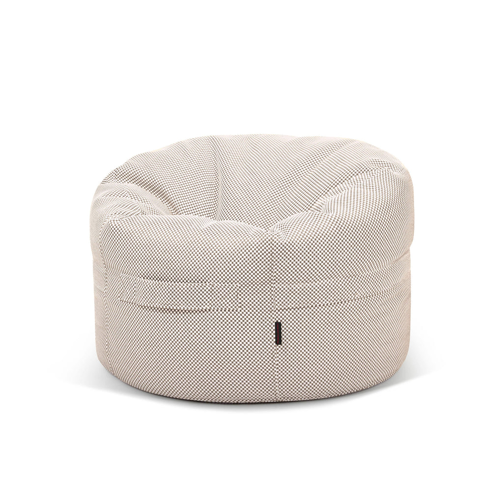 Pouf Rond Piscine Beige Crème