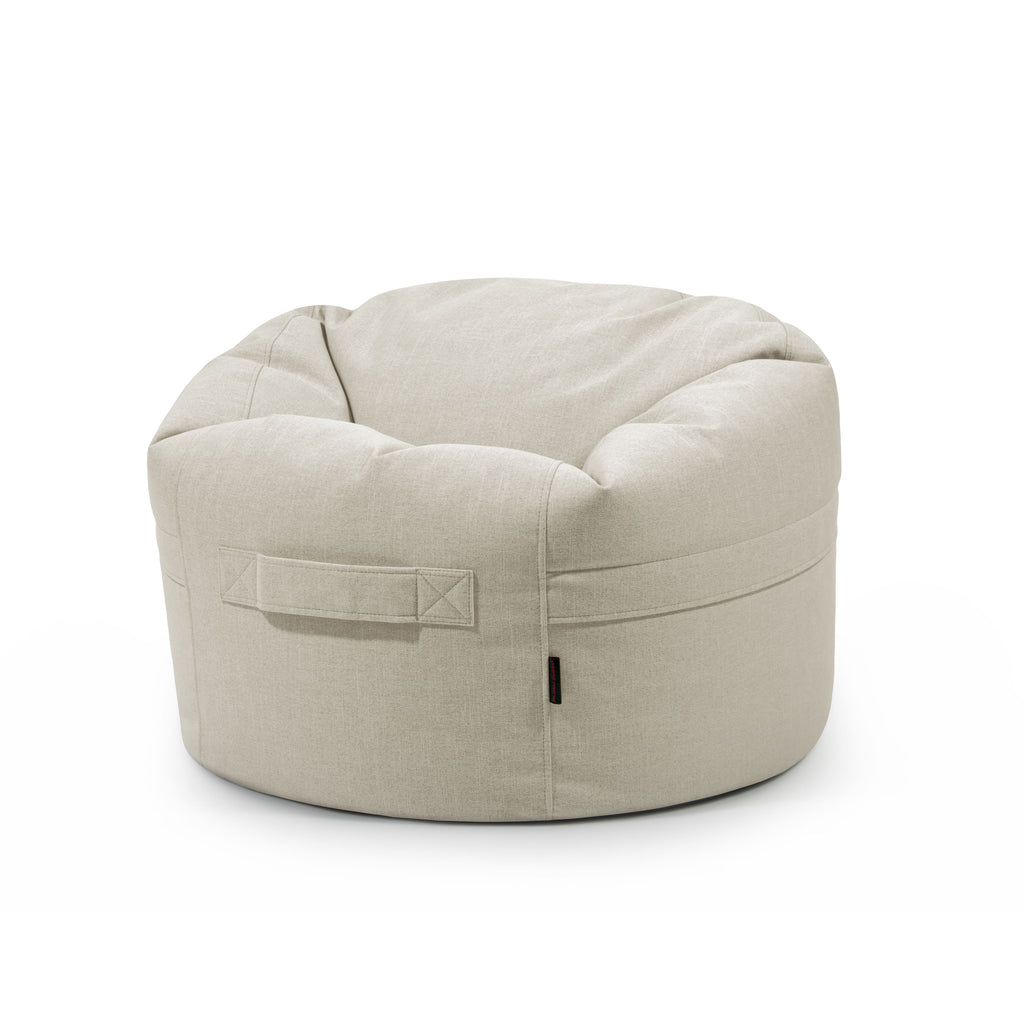 Pouf Rond Salon Beige Sable