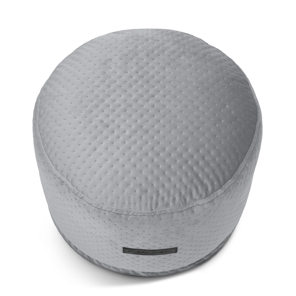 Pouf Rond Velours Capitonné Pouf Français
