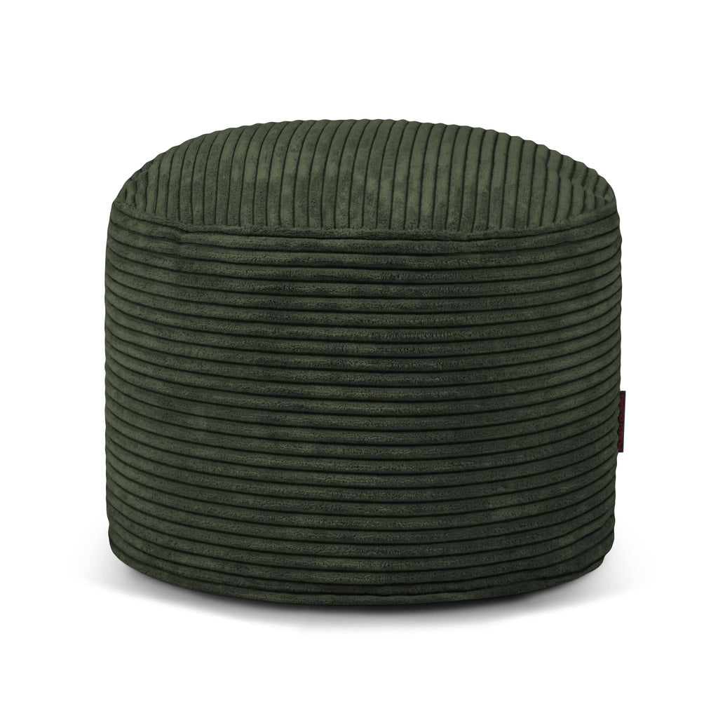Pouf Rond Velours Cotelé Pouf Français