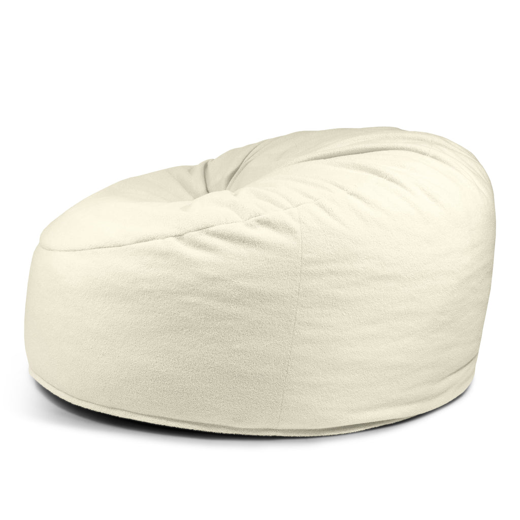 Pouf Salon XXL en Bouclette Pouf Français