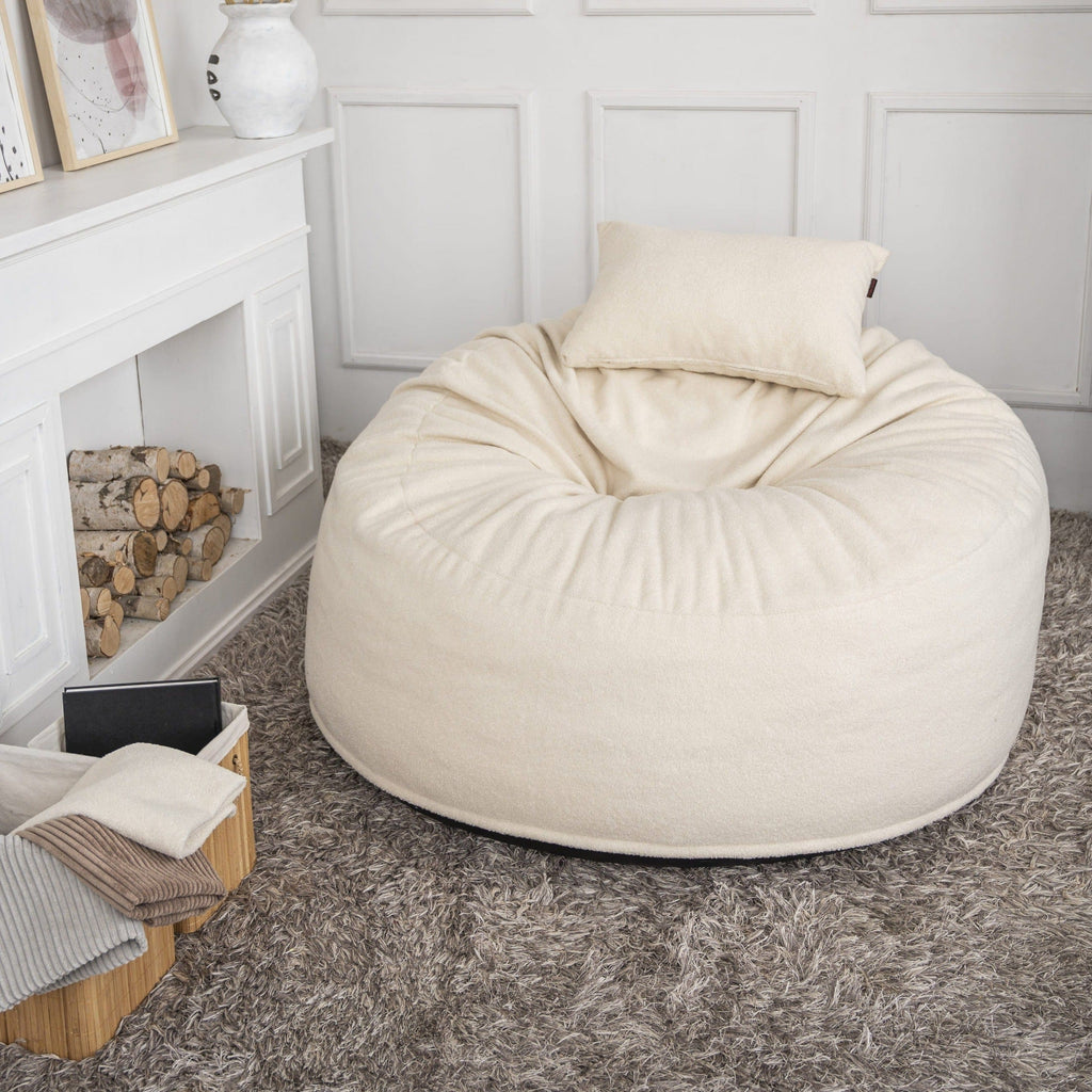 Pouf Salon XXL Mouton Pouf Français