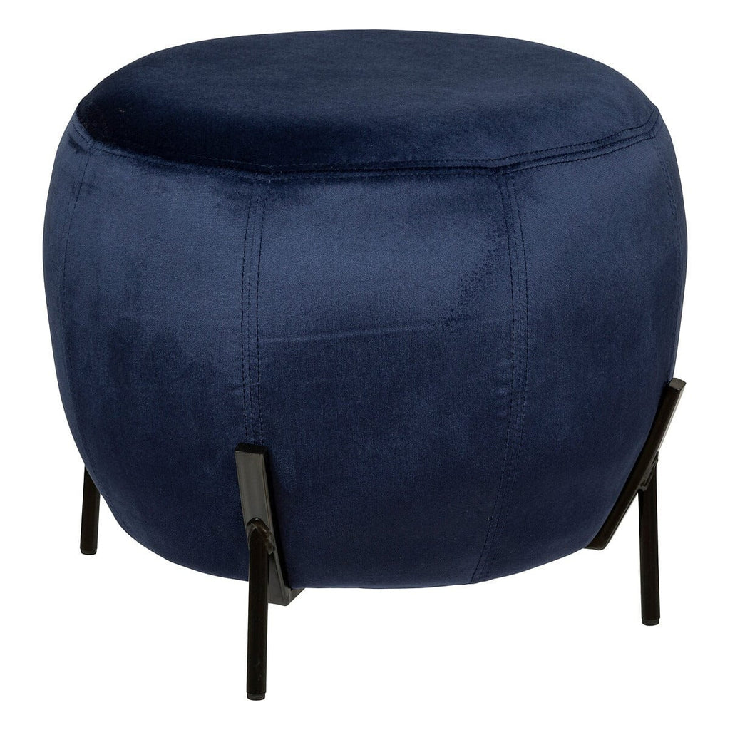 Pouf sur Pieds Bleu Marine