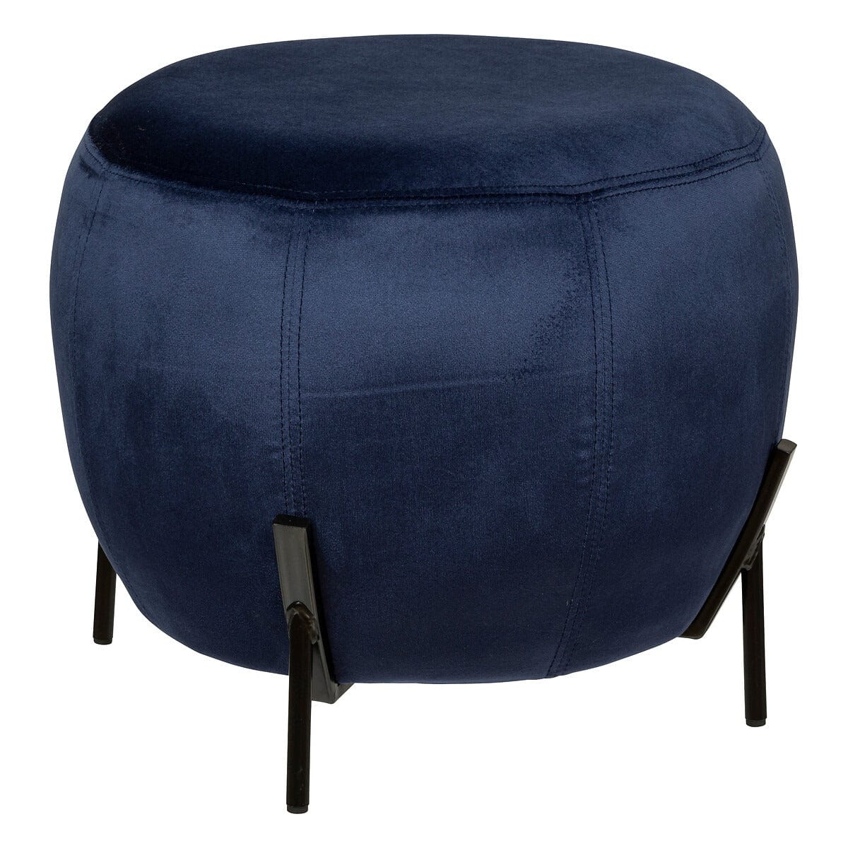 Pouf sur Pieds Bleu Marine