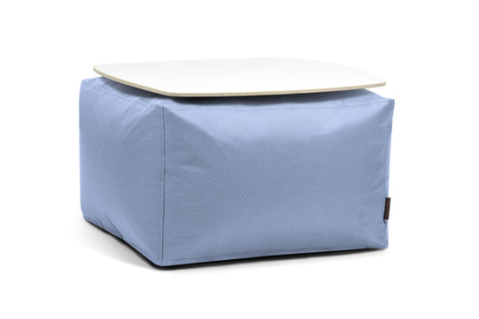 Pouf Table Basse Chambre Bleu Ciel