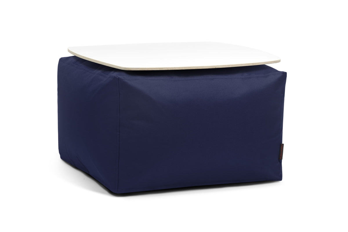 Pouf Table Basse Chambre Bleu Marine