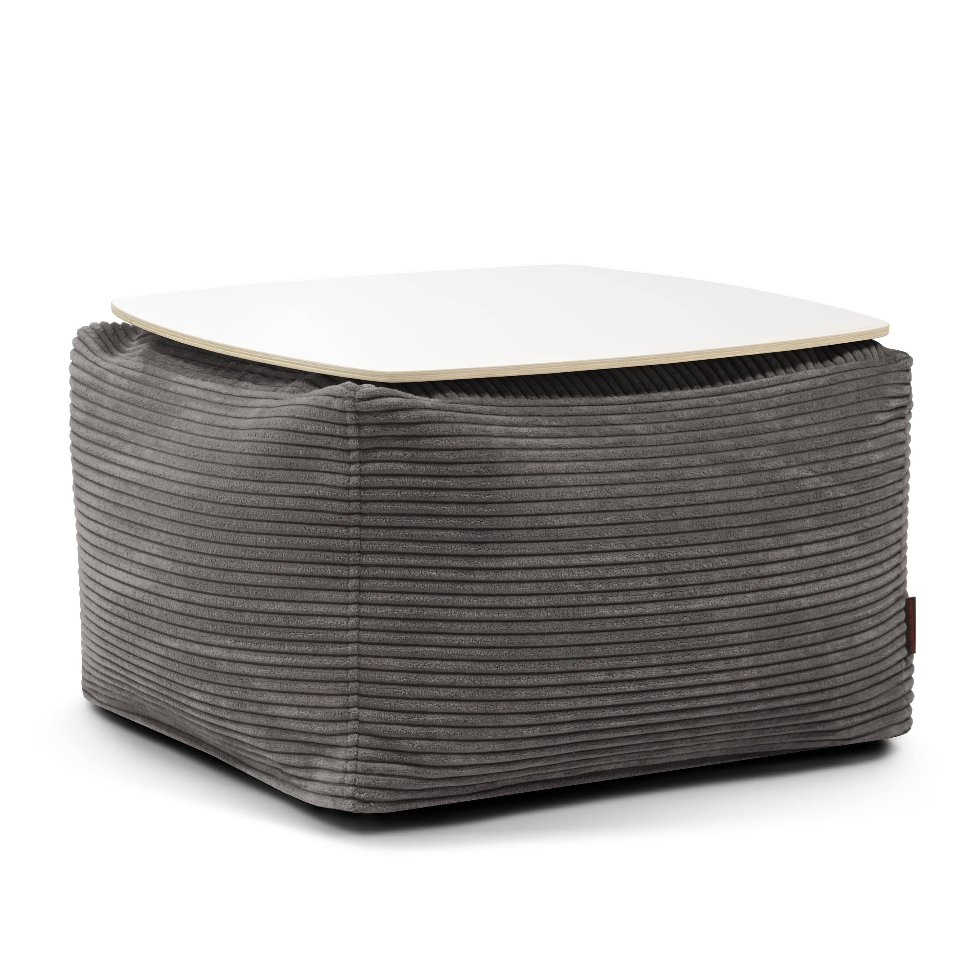 Pouf Table Basse en Velours Côtelé | 30 Jours d'Essai ⭐