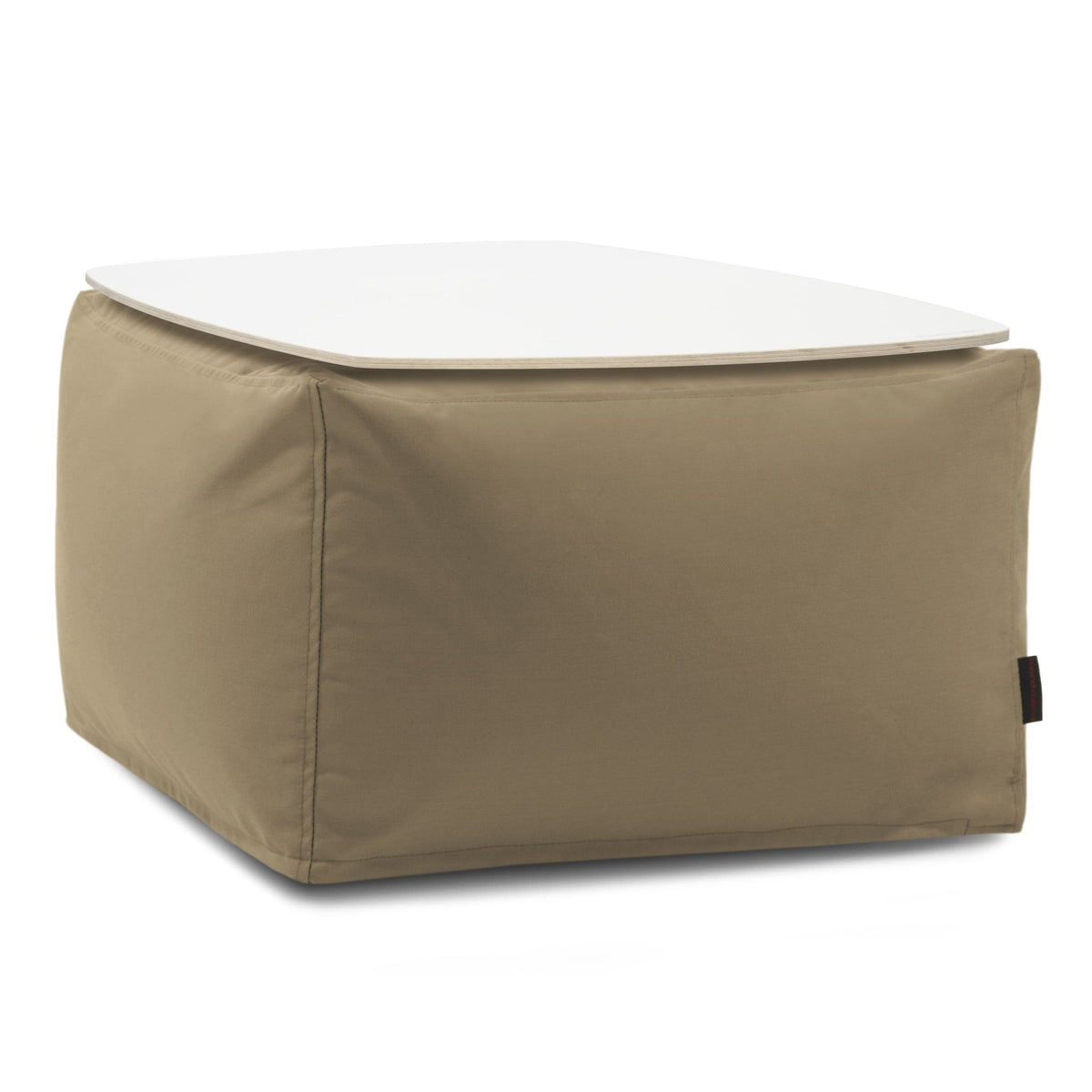 Pouf Table Basse Exterieur Marron Beige