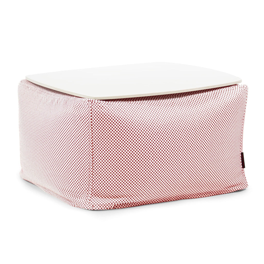 Pouf Table Basse Piscine Rouge Amarante