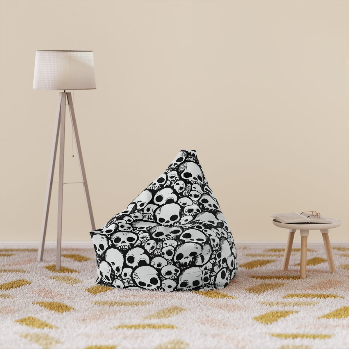 Pouf Tête de Mort 27" × 30" × 25" / Without insert
