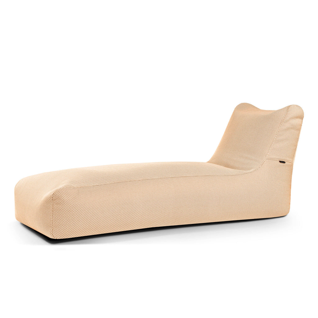 Pouf Transat pour Piscine Orange Mandarine
