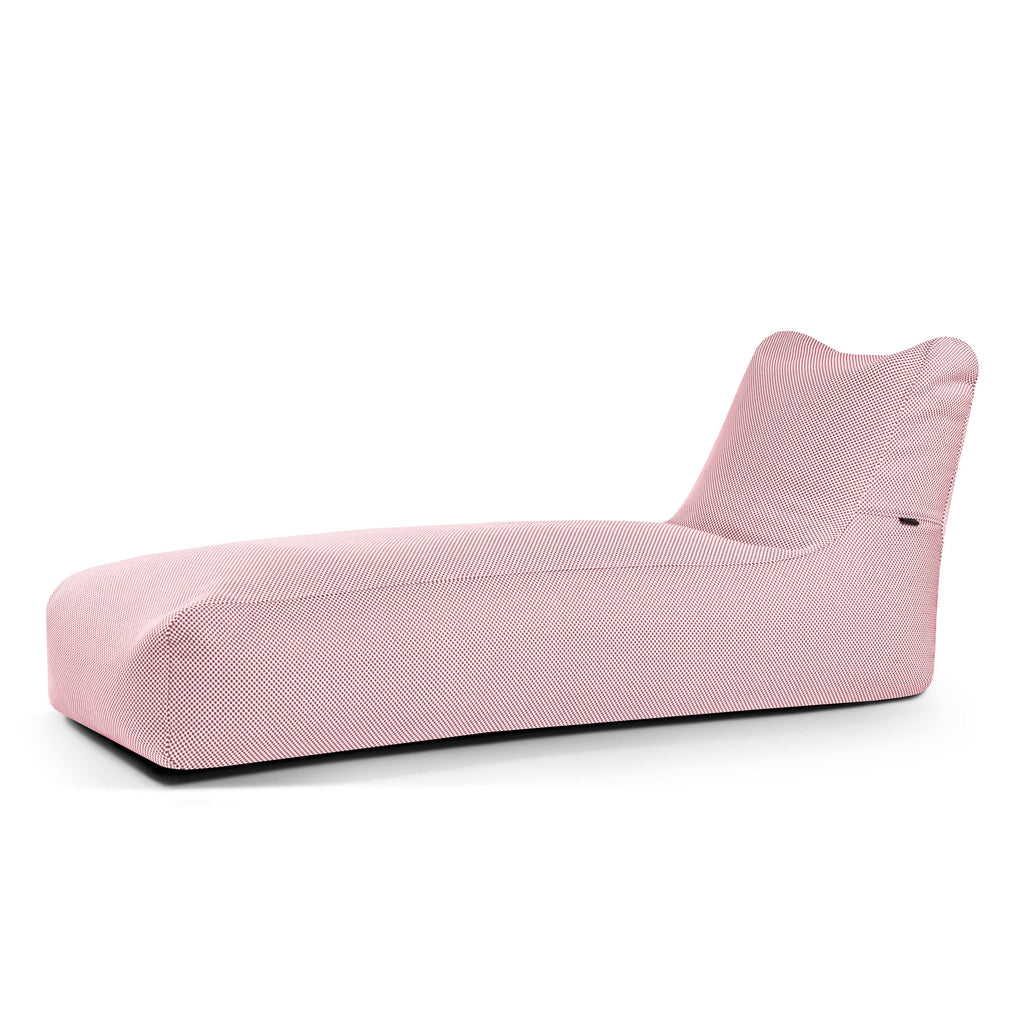 Pouf Transat pour Piscine Rouge Amarante