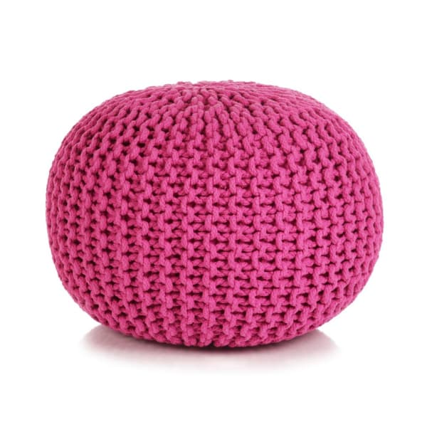Pouf Tressé fait Main Pouf Tressé Pouf Français