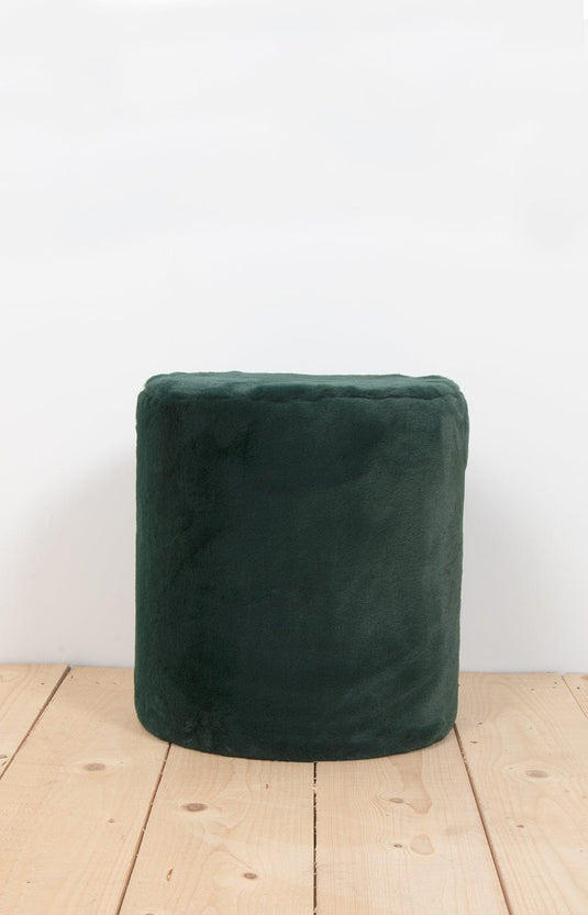 Pouf Velours Vert